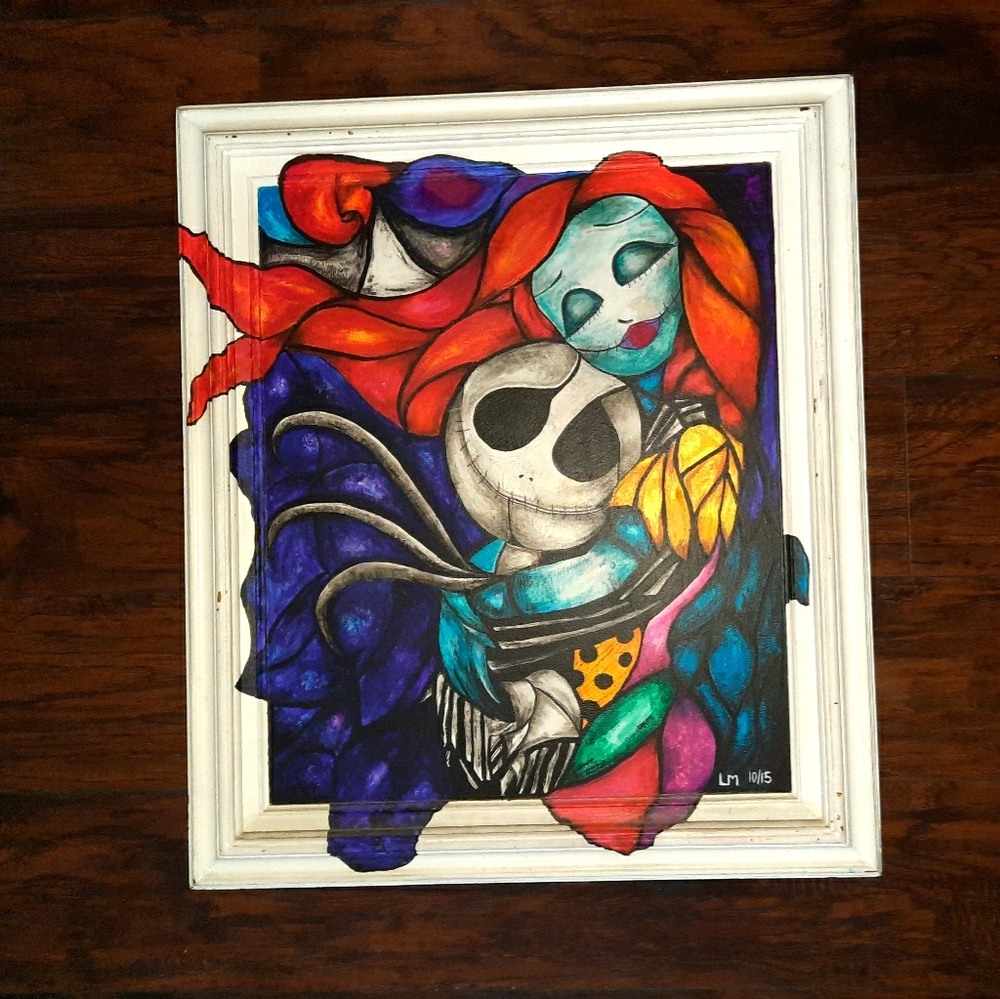 Jack and Sally 31"x 26" Painting